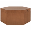 Safavieh Rafaela Hexagon Coffee Table Wood in Natural / Brown