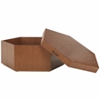 Safavieh Rafaela Hexagon Coffee Table Wood in Natural / Brown