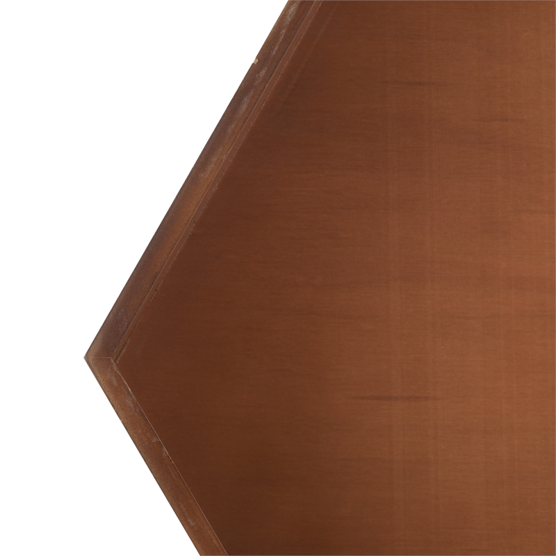 Safavieh Rafaela Hexagon Coffee Table Wood in Natural / Brown