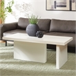 Safavieh Assana Pine Wood Coffee Table in Ivory