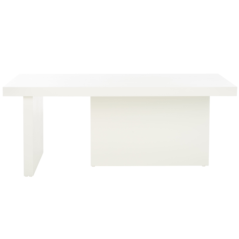 Safavieh Assana Pine Wood Coffee Table in Ivory