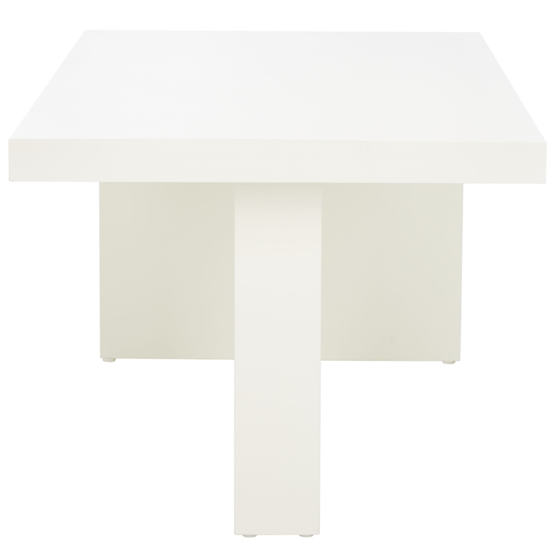 Safavieh Assana Pine Wood Coffee Table in Ivory