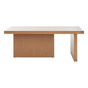 Safavieh Assana pine Wood Coffee Table in Sand