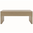 Safavieh Rune Pine Wood Coffee Table W/ Drawers in Gray / Beige