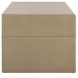 Safavieh Rune Pine Wood Coffee Table W/ Drawers in Gray / Beige