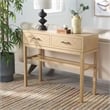 Safavieh Ajana Wood and Metal 2 Drawer Console Table  in Camel
