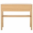 Safavieh Ajana Wood and Metal 2 Drawer Console Table  in Camel
