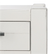 Safavieh Filbert Wood and Metal 3 Drawer Console Table Wood in White