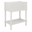Safavieh Filbert Wood and Metal 3 Drawer Console Table Wood in White