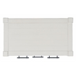 Safavieh Filbert Wood and Metal 3 Drawer Console Table Wood in White