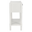 Safavieh Filbert Wood and Metal 3 Drawer Console Table Wood in White
