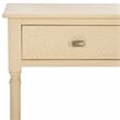Safavieh Halton Wood and Metal 2 Drawer Console Table in Natural