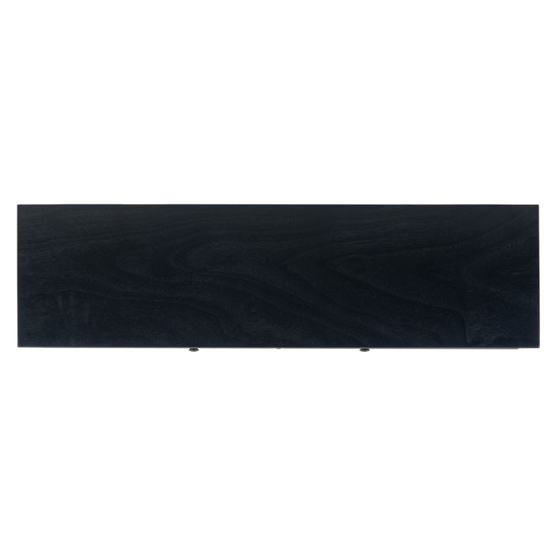 Safavieh Tate Wood and Metal 2 Drawer 2 Door Console Table in Black