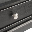 Safavieh Opal Wood  and Metal 2 Drawer Console Table in Black