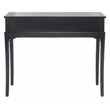 Safavieh Opal Wood  and Metal 2 Drawer Console Table in Black