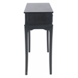 Safavieh Opal Wood  and Metal 2 Drawer Console Table in Black