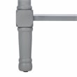 Safavieh Haines Wood and Metal 4  Drawer Console Table in Gray