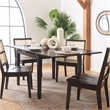 Safavieh Cullen Extension Dining Table Wood in Black