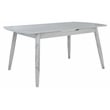 Safavieh Kyoga Auto Mechanism Wood Extension Dining Table in Dark Gray