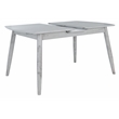 Safavieh Kyoga Auto Mechanism Wood Extension Dining Table in Dark Gray