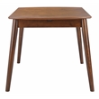 Safavieh Varda Wood Manual Extension Dining Table in Walnut