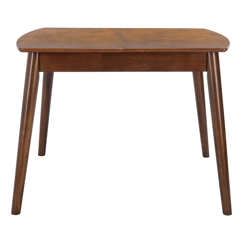 Safavieh Varda Wood Manual Extension Dining Table in Walnut