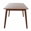 Safavieh Kay Wood Extension Dining Table in Walnut