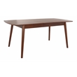 Safavieh Kay Wood Extension Dining Table in Walnut
