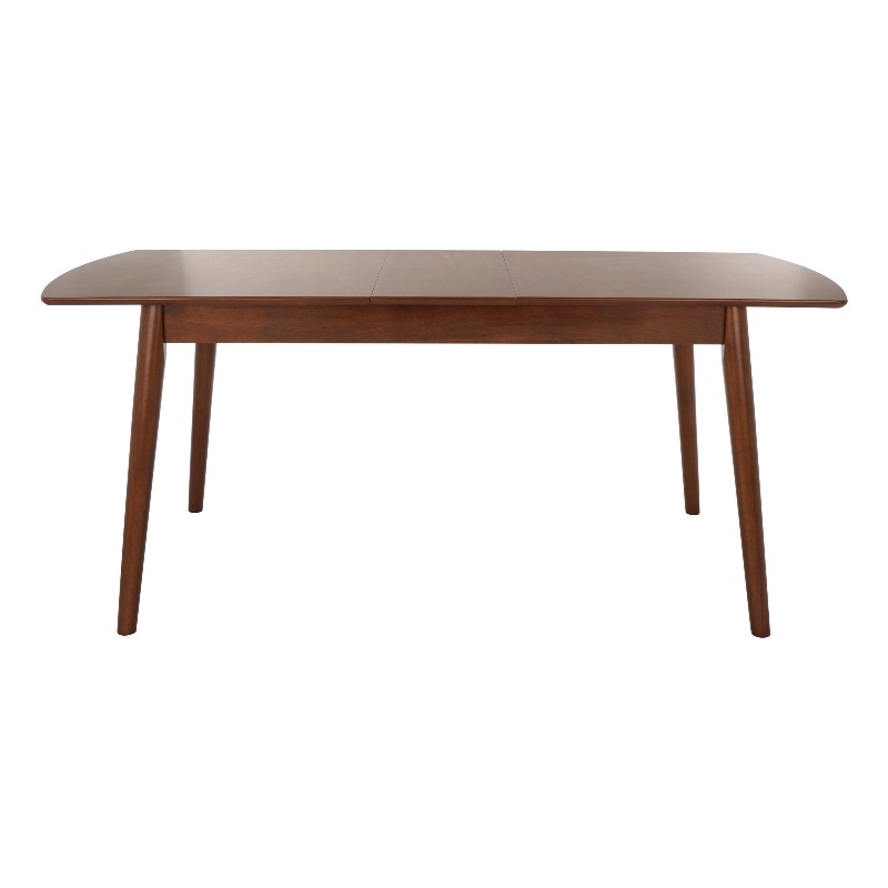 Safavieh Kay Wood Extension Dining Table in Walnut