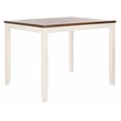 Safavieh Izzy  Wood Rectangle Counter Table in White / Natural