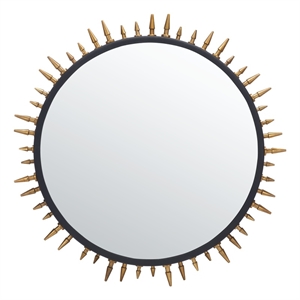 Safavieh Ceinth  Glass and Wood 32&quot Mirror in Black