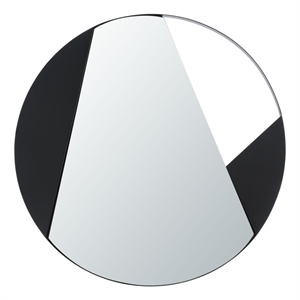 Safavieh Dinas Glass and Wood 28&quot Mirror in Black