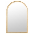 Safavieh Lensi Wood and Glass Mirror in Gold