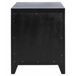 Safavieh Devon Wood  1 Drawer 1 Door Nightstand in Black / Natural
