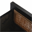 Safavieh Devon Wood  1 Drawer 1 Door Nightstand in Black / Natural