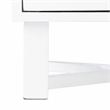 Safavieh Hedwig Wood 2 Drawer Nightstand  in White / Natural