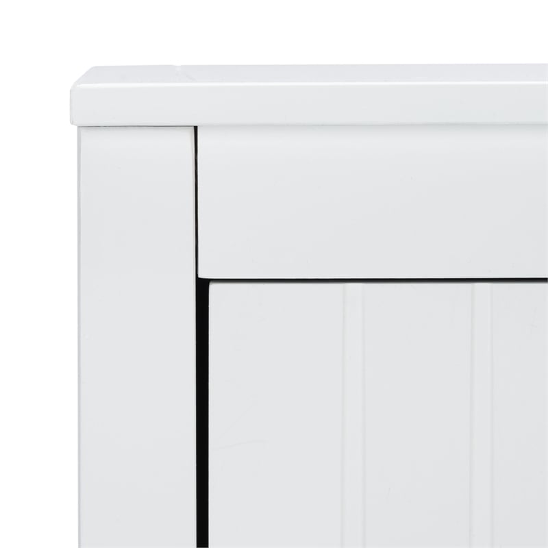Safavieh Tegan Wood and Metal 2 Drawer Night Stand in White