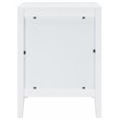Safavieh Tegan Wood and Metal 2 Drawer Night Stand in White