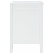Safavieh Tegan Wood and Metal 2 Drawer Night Stand in White