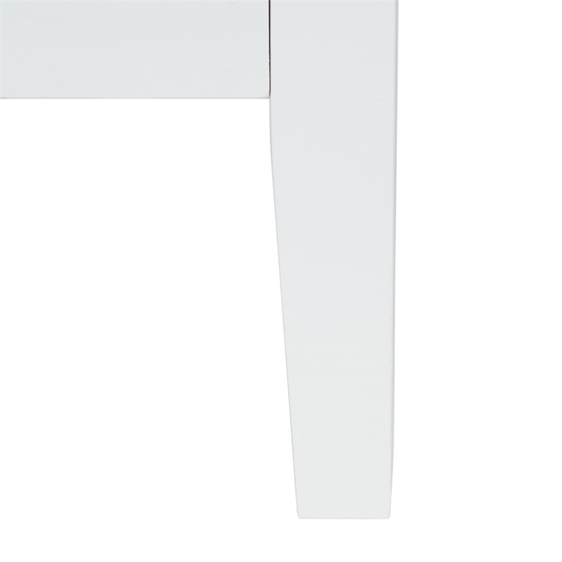 Safavieh Tegan Wood and Metal 2 Drawer Night Stand in White