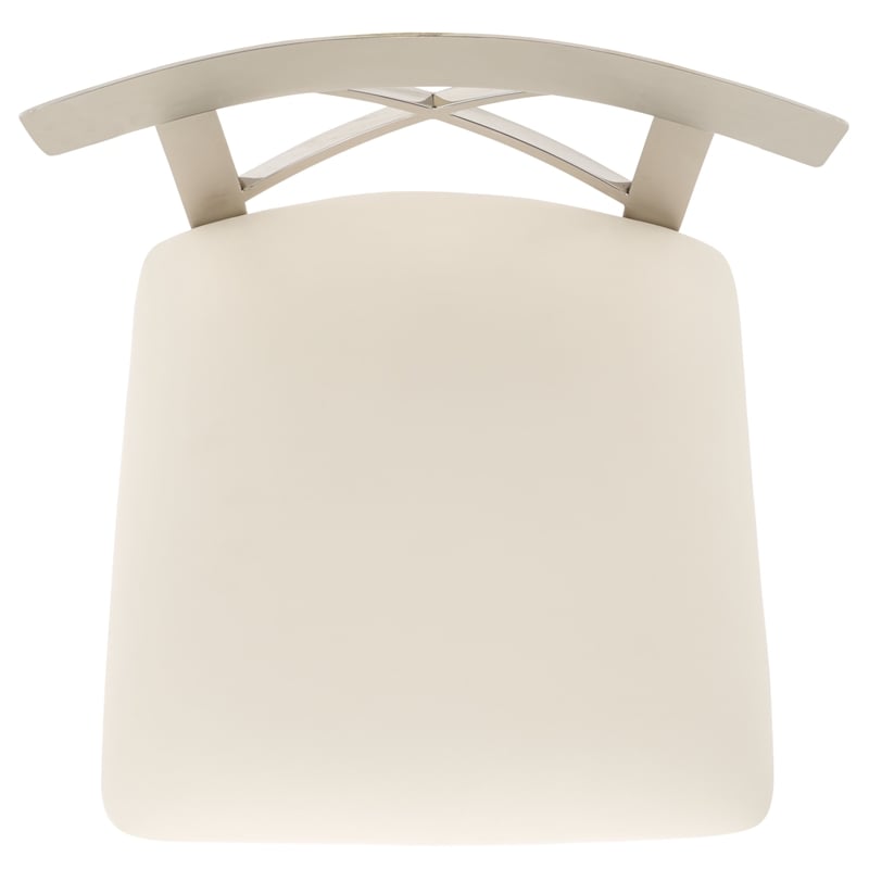 Safavieh Zoey Wood and Stainless Steel Bar Stool  in White
