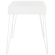 Safavieh Cade Wood and Iron Desk in White