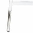 Safavieh Kenzie Iron Counter Stool  in White / Silver