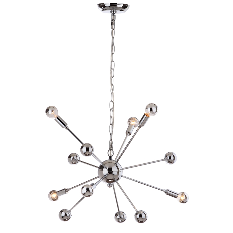 Safavieh Matrix Sputnik Iron Pendant Lamp  in Chrome