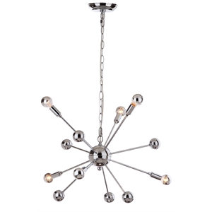 Safavieh Matrix Sputnik Iron Pendant Lamp  in Chrome