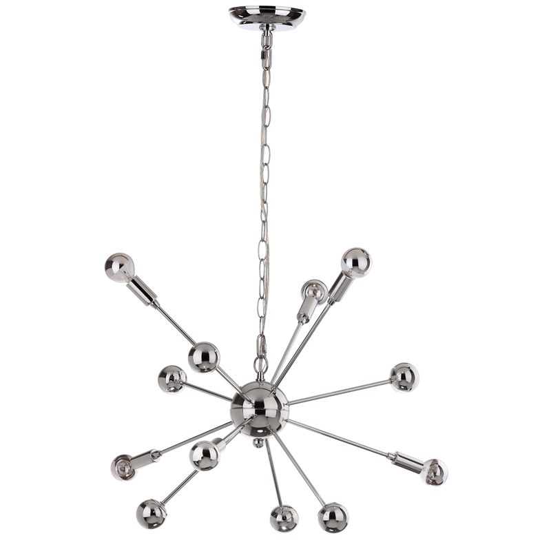 Safavieh Matrix Sputnik Iron Pendant Lamp  in Chrome