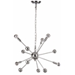 Safavieh Matrix Sputnik Iron Pendant Lamp  in Chrome