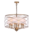 Safavieh Thea Iron Pendant Lamp in Gold