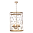 Safavieh Alair Iron Pendant Lamp  in Gold
