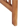 Safavieh Rocklin Wood 4 Pc Outdoor Set  in Natural / Red